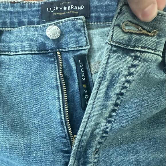 LUCKY BRAND Bridgette Skinny Ankle Jean, Size 4/27, Medium Wash, Denim, Ret. $99 - Picture 8 of 9